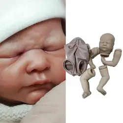 Kit de poupée Reborn vierge 17 pouces, pièce de couchage populaire pour enfants, cadeaux de noël non peints, cadeau de Surprise inachevé, V3E8 