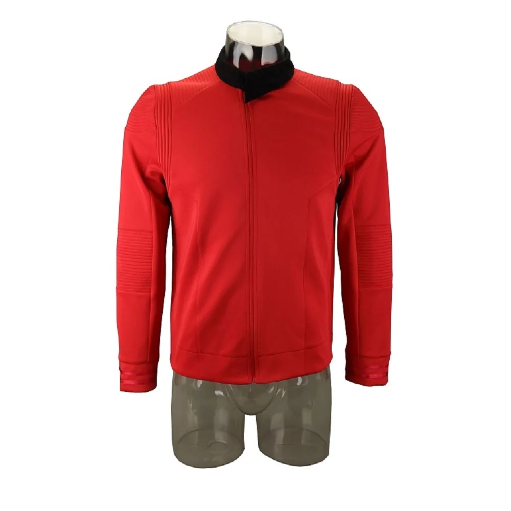 Star Trek Discovery Season 2 Starfleet Captain Kirk Uniform A Set of Shirt Pants Badge Costumes Men Top Adult Cosplay Costume (2)