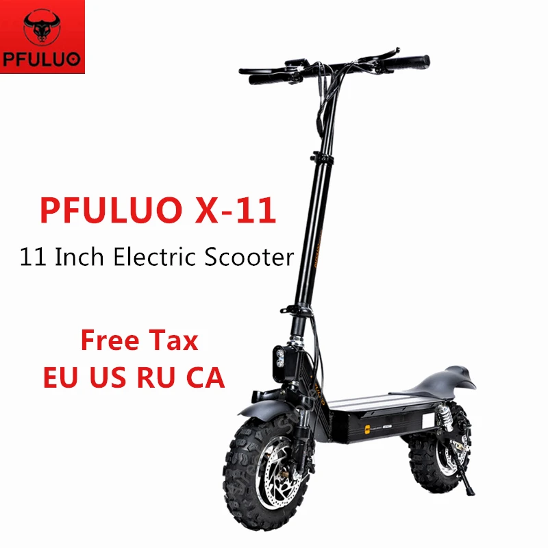 Самая последняя PFULUO X-11 Smart Электрический скутер 1000 Вт Мотор 11 дюймов 2 колеса доска для скейтборда 50 км/ч Max Скорость внедорожные ХОВЕРБОРДА