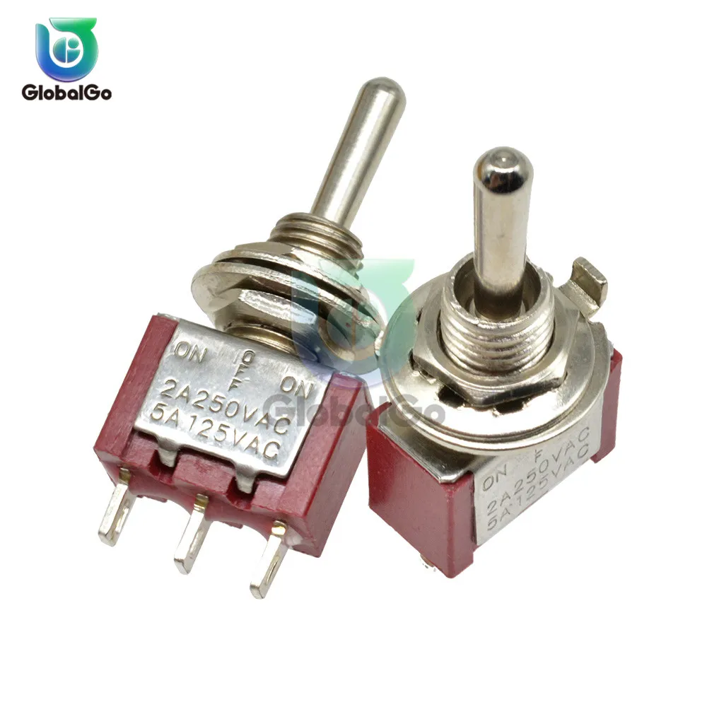 3Pin MTS 123 самовосстанавливающийся переключатель 13*7 мм 125 В/5A 250 В/2A 3P DIP 3 DIP3 ВКЛ./ВЫКЛ.