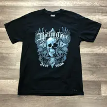 Rare Motley Crue 2008 Crue Fest T-Shirt Papa Roach Trapt Buckcherry Sixx M Vtg Printed T Shirt 2018 Fashion Brand Top Tee Rare Motley Crue 2008 Crue Fest T-Shirt Papa Roach Trapt Buckcherry Sixx M Vtg Printed T Shirt 2018 Fashion Brand Top Tee