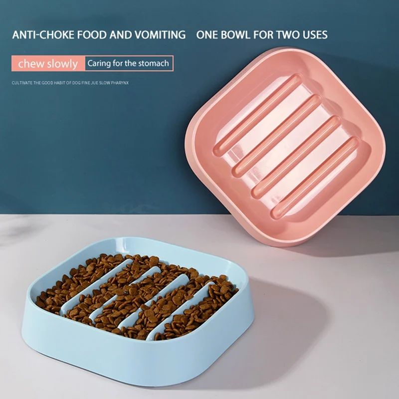 

Portable Pet Dog Feeding Food Bowls Puppy Slow Down Eating Feeder Dish Bowel Prevent Obesity Dogs Supplies Dropshipping