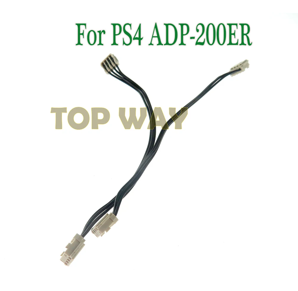2pcs Replacement For Sony PS4 4Pin Power Supply Connection Cable for