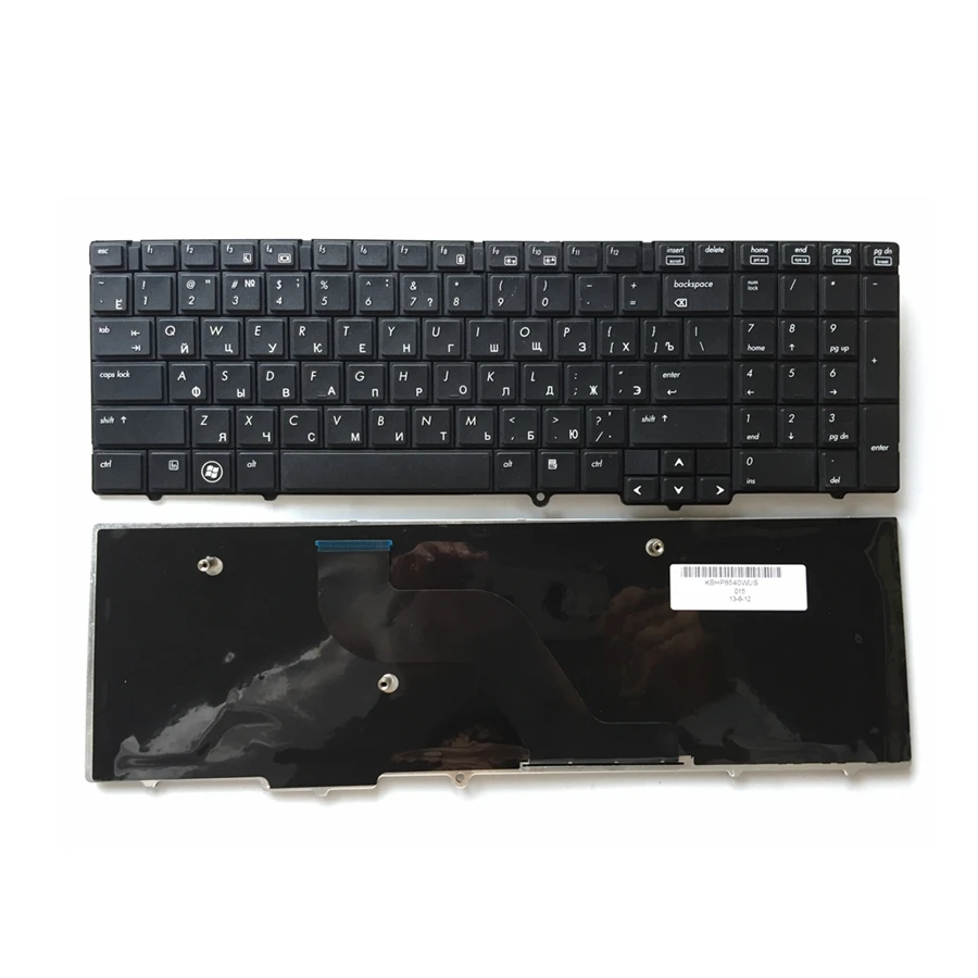 

Russian laptop Keyboard for HP EliteBook 8540 8540P 8540W Replace keyboard Black without pointing sticks RU High-quality