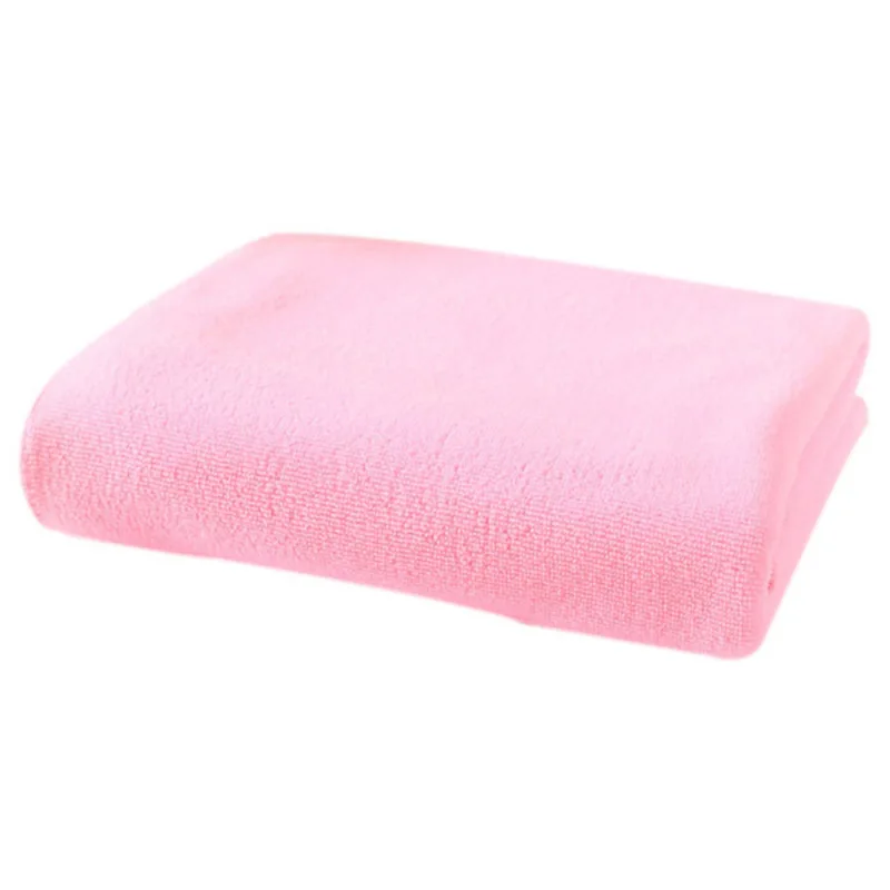 LIXF Absorbent Microfiber Bath Beach Towel Drying Washcloth Swimwear Shower(Light pink) | Дом и сад
