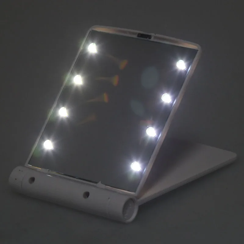 LED Pocket Handbag Compact makeup mirror foldable with lights cosmetic handheld LED Pocket Handbag Compact makeup mirror foldable with lights cosmetic handheld