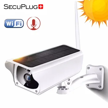 

Camera Solar HD CCTV Security Surveillance IP Camera WI-FI Wireless Outdoor IP67 Waterproof Powered Cloud IR P2P Outside Camera