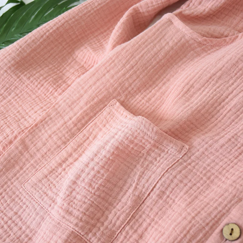 Fdfklak, M-XXL размера плюс, весна-осень, новинка, ночная рубашка для беременных, одежда для кормящих, розовая пижама для беременных