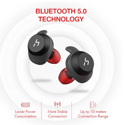 HAVIT TWS G1 Bluetooth Earphone True Wireless Sport Headphone Waterproof 3D Stereo Earbuds Handsfree Calls for Smart Phone