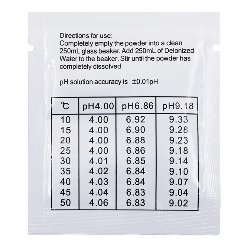 3pcs/set PH standard solution PH meter calibration powder PH standard powder PH4.01 PH6.86 PH9.18 3