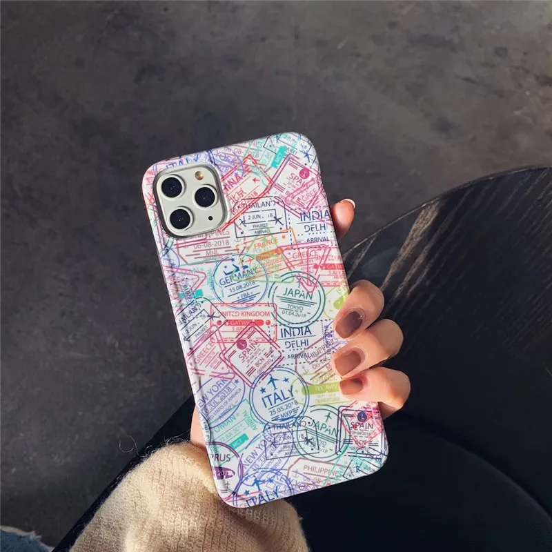 Милый городской дизайн чехол для телефона iphone 11 Pro Max X XR XS задняя крышка модные