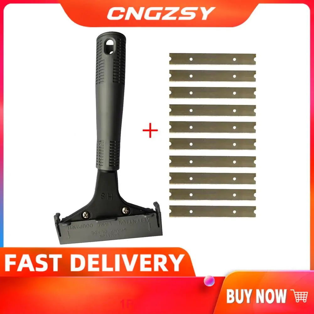 10pcs Klinge Multifunktions Glas Keramik Langen Griff Schaber Kleber Klebstoff Reiniger Aufkleber Remover Backofen Herd Reinigung Werkzeug E29 10 Fenster Reparatur Aliexpress