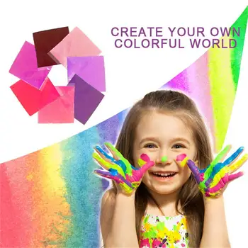 

7pcs Tie Dye Kit Diy Garment Graffiti Fabric Textile Paint Colorful Clothing Paint Colorful Clothing Dyeing Powder Pigment Set