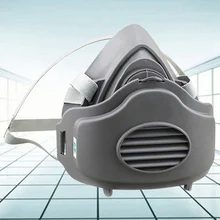 3M 3200 маски+ 5 шт 3701CN фильтр хлопок Половина лица Пыленепроницаемая Маска Анти промышленная конструкция пыль дымка туман безопасность противогаз