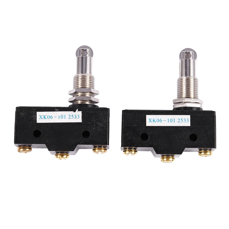 

2 Pcs Z-15GQ22-B 3 Screw Terminals Panel Mount Roller Plunger Basic Limit Switch