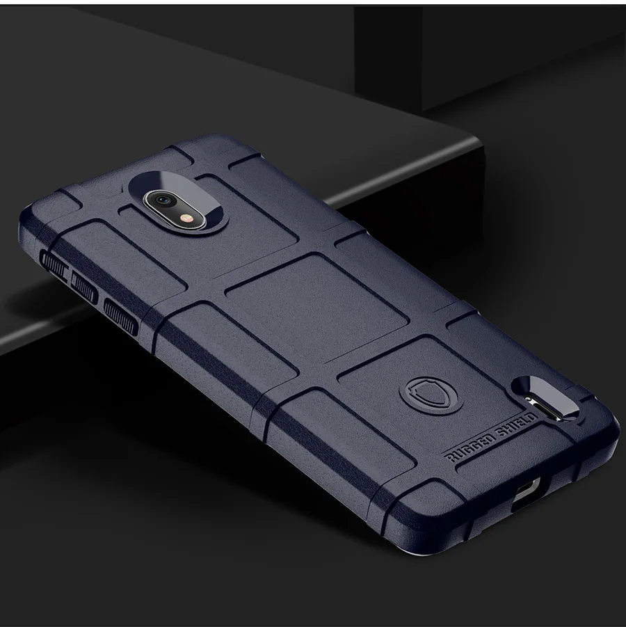 Сверхмощный телефонные чехлы для Nokia 7 1 7,1 3,1 3 плюс X7 X71 X3 3,2 4,2 6,2 6,1 7,2 3A 3C чехол силиконовый резиновый бронированный жесткий чехол сильный - Цвет: blue
