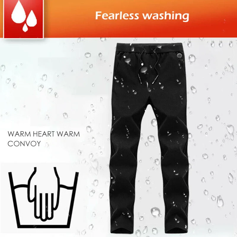 Hot Intelligent Electric Heated Trousers Heater Warm Winter USB Long Pants Women Men Casual MCK99