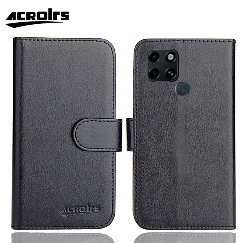 Infinix Smart 6 Case 6.6&quot Colors Flip Fashion Customize Soft Leather Exclusive Phone Cover Cases | Мобильные телефоны и