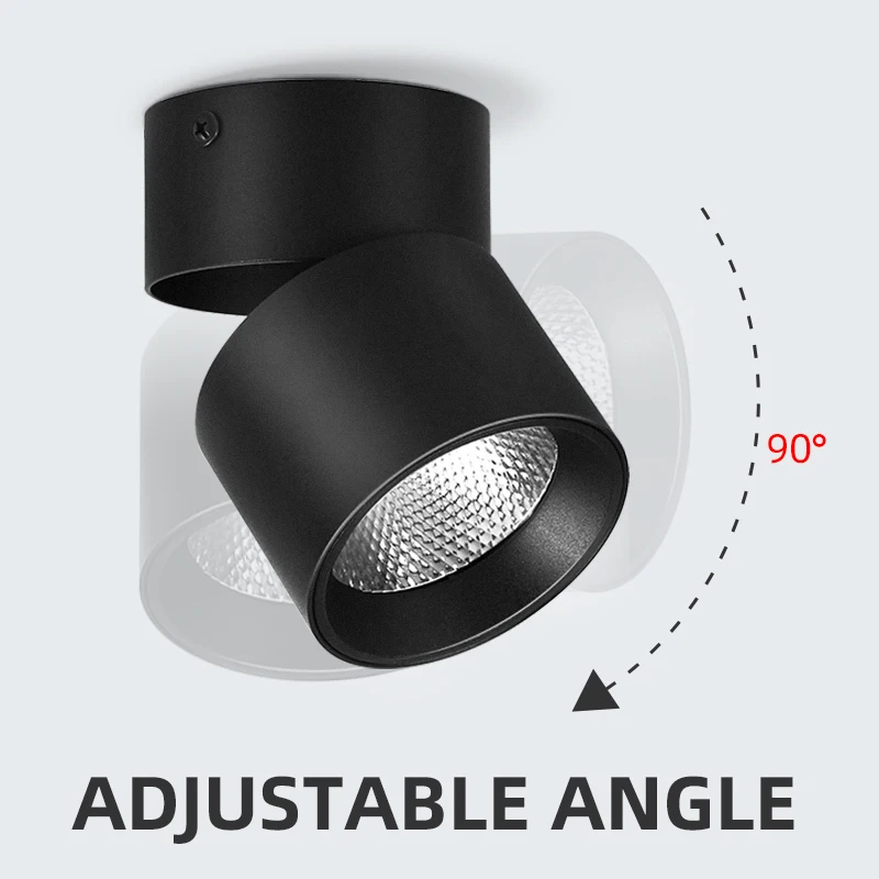 semi flush ceiling lights Led Downlights Foldable LED Spotlight  7/10/15/25W Spot Ceiling Lights Surface Mounted Lamp For Bathroom Kitchen Indoor Lighting outdoor up and down lights