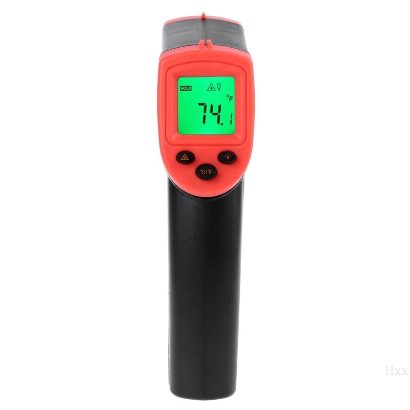 Digital Laser Infrared Thermometer-50~600 Degree Temperature Measuring Gun C/F Selection LCD Pyrometer Temperature Instrument