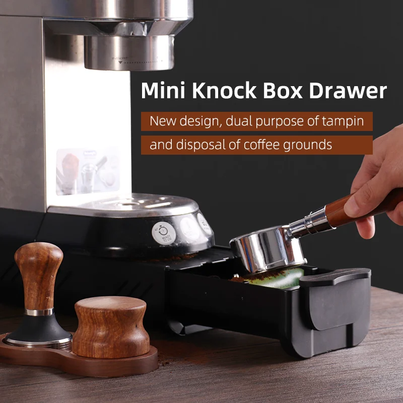 Commercial Use Drawer Type Stainless Steel Coffee Ground Knock Container PT 
