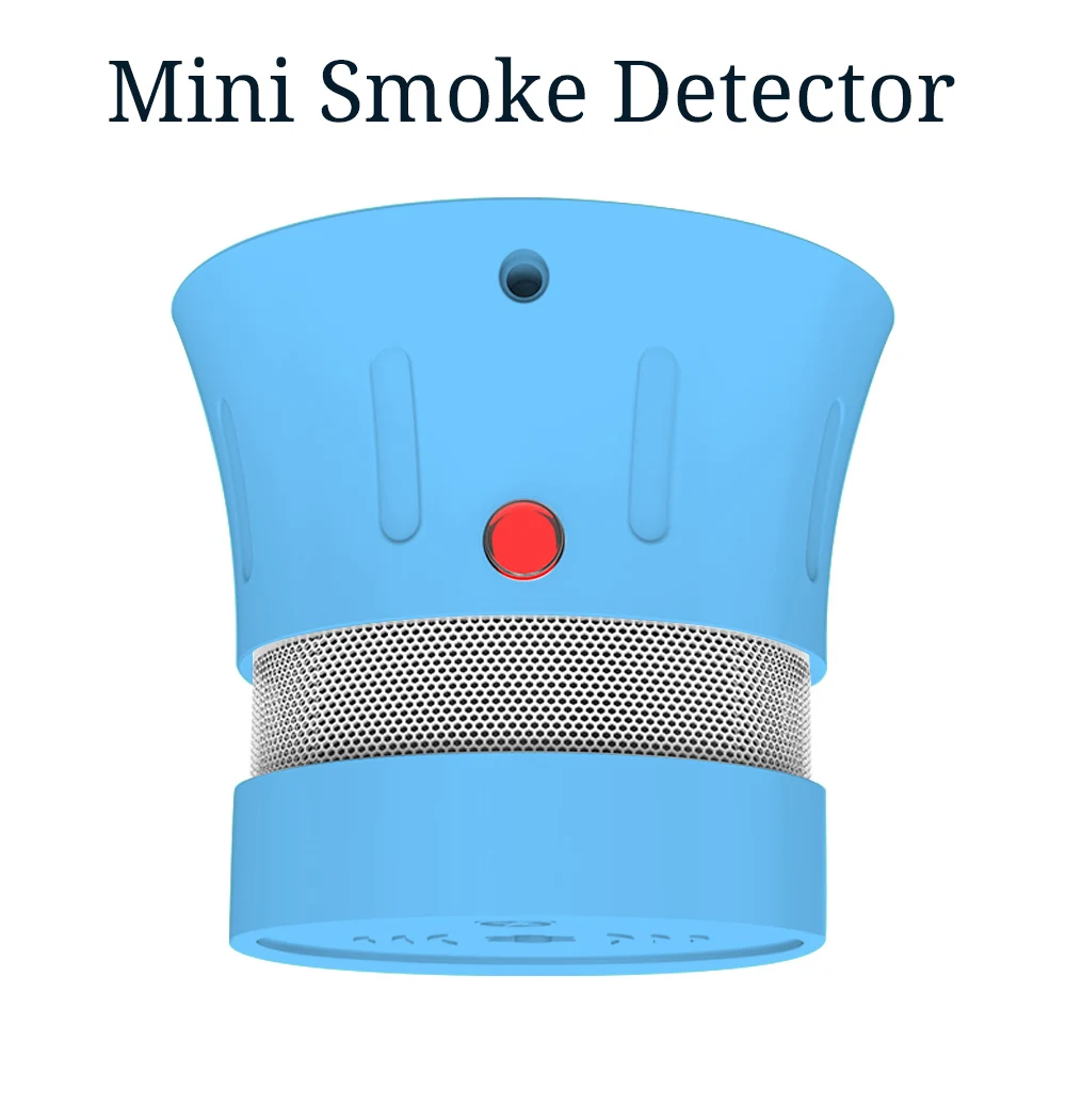 

CPVan FSD001 Blue Color Smoke Detector CE EN14604 Independent Photoelectric Smoke Sensor Fire for Home Security rookmelder