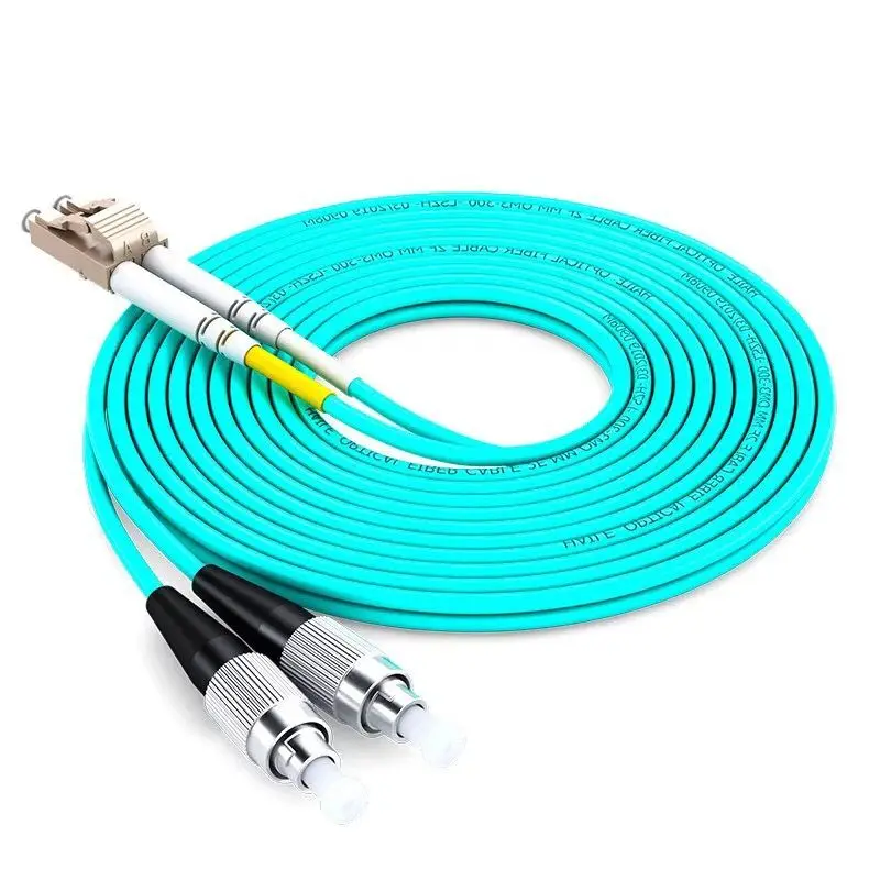

LC/UPC-FC/UPC Multi-Mode OM3 Fiber Cable Multimode Duplex Fiber Optical Jumper Patch Cord