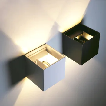 

Cube COB LED Indoor Lighting Wall Lamp Modern Home Lighting Decoration Sconce Aluminum Lamp For Bath Corridor wall light