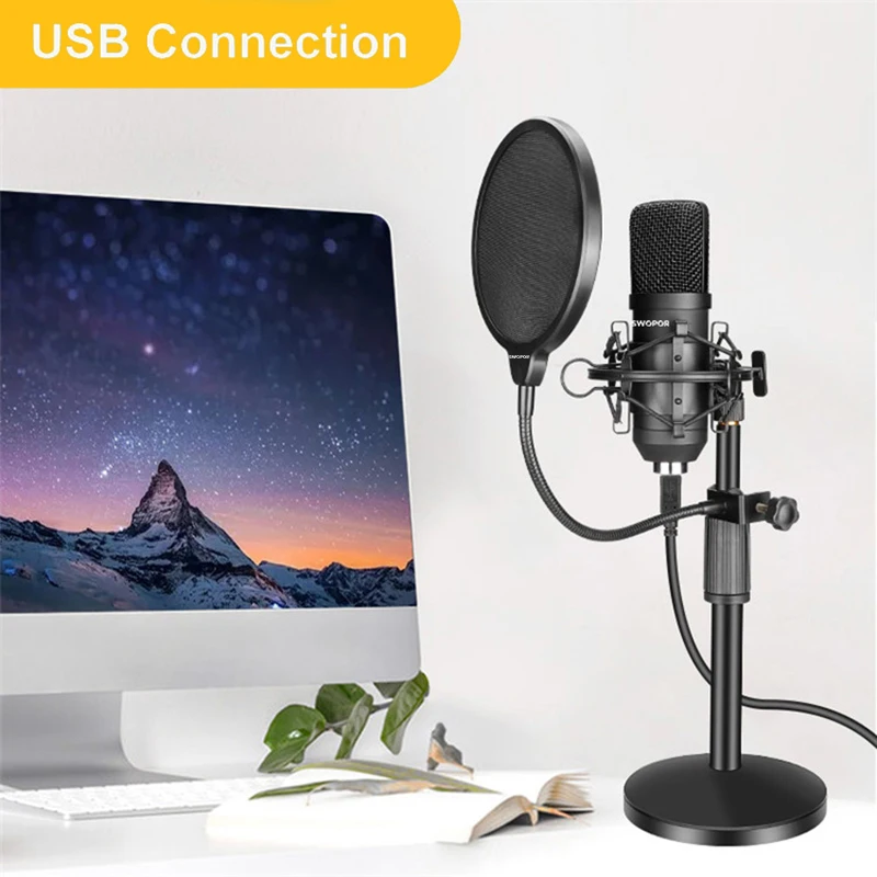 Condenser Microphone Kit SWOPOR UMK009 Mic for