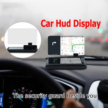 

HUD Head Up Display Holder Universal Car Mirror Holder Windscreen Projector GPS Navigation HUD Bracket For Car Accessories