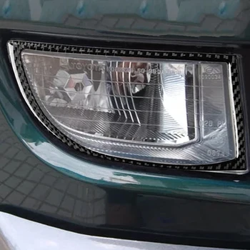 

Replacement Headlight Trim Sticker Auto Exterior Carbon Fiber 183mmx85mm