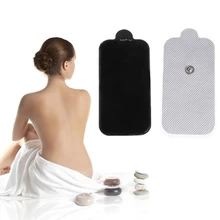 Прямая поставка и 2 шт 9x5 см большие электродные колодки Многоразовые для десятков машин терапия массажер блок Oct.25