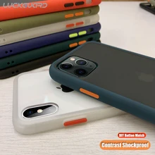 Противоударный силиконовый чехол-бампер для iPhone 11 Pro Xs Max Xr X, прозрачный 360 матовый защитный чехол для iPhone 7 8 Plus, Fundas