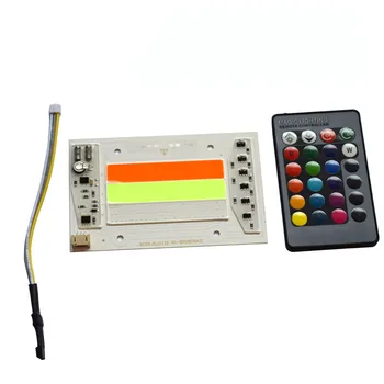 

1X New arrive 30W 50W COB Integrated LED module light with 24key IR controller free driver AC220V COB LED free shipping