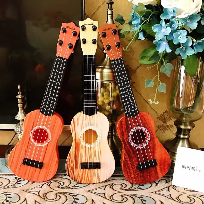 Детская музыкальная маленькая гитара, музыкальные инструменты для малышей, игрушки для обучающие игрушки для детей 8 лет BB50YQ