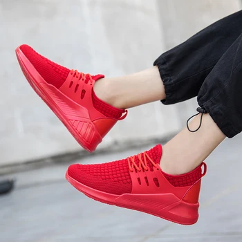 

Men's Running Shoes Jogging Sports Shoes Ultra Light Weight Outdoor Fitness Summer Breathable Training Comfortable BB-210