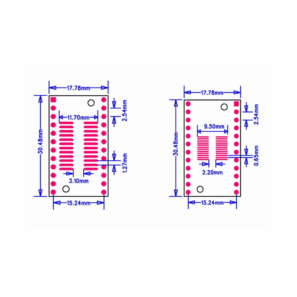 1X SOP24 SSOP24 Smd для DIP24 IC адаптер печатной платы 0 65 мм/1 27 мм | Электроника
