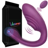 Vasana 2 In 1 Couple Vibrator with Remote Control U Shape Clitoris Stimulator Slap Vibrating Panties Intimate Toys for Couples 1