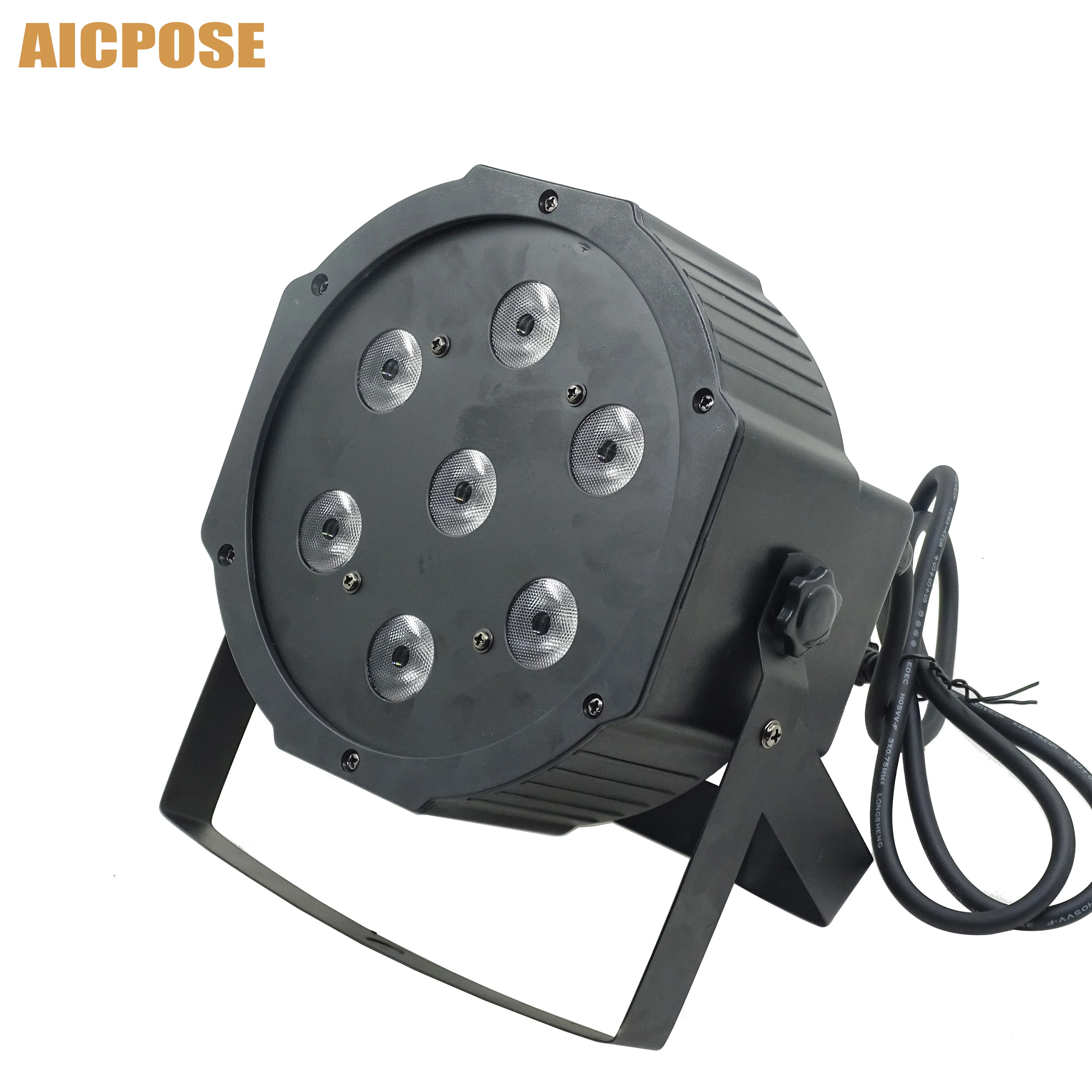 7x10 Вт Led Par огни RGBW 4в1 7*10 Вт Светодиодная лампа-подсветка DMX512 Диско Огни сценическое оборудование