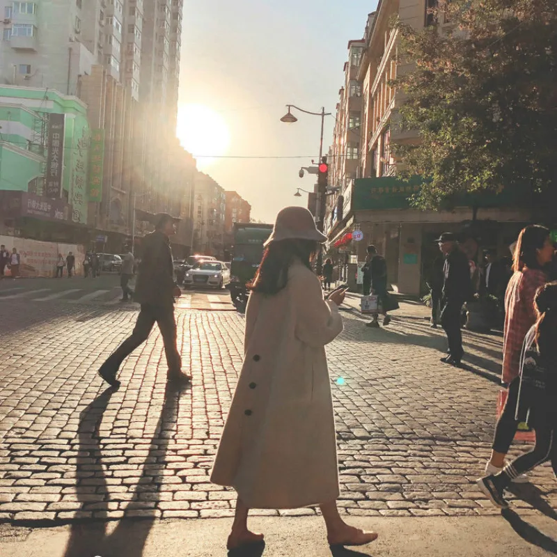 Шерстяное длинное женское пальто, куртка, Женское пальто, длинное пальто, Manteau Laine Veste Femme Hiver Kawaii Casaco amarello Abrigo Rojo YL227