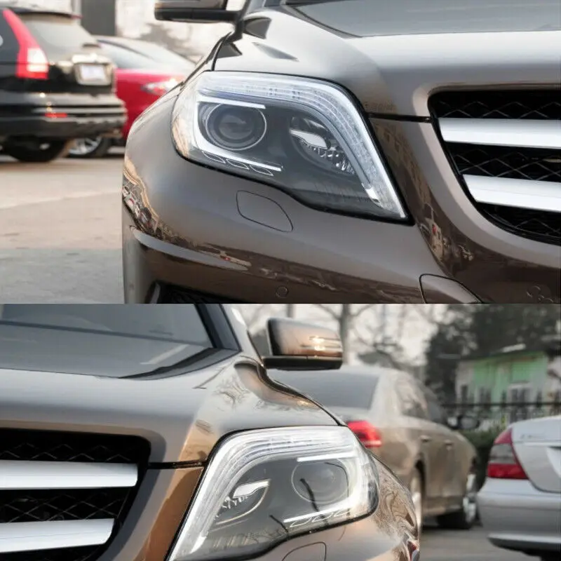 Car Front Headlight Head Light Lamp Clear Lens Cover Front Headlamp Plastic Shell for Mercedes Benz GLK200 GLK260 GLK300 2013-20