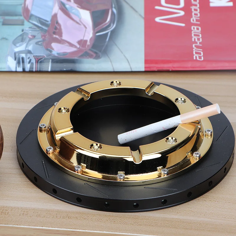 

Forging Aluminum alloy ashtray for home decoration, home office supplies, cigar ashtray, Car wheel brake caliper series