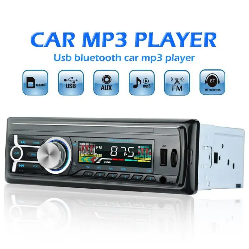 Горячая Распродажа MP3-плеер классический деликатный RM-JQ1784C 1 Din автомобильный в тире стерео аудио USB FM bluetooth-гарнитура Универсальный