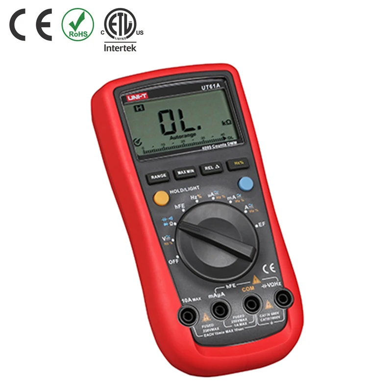 UNI-T UT61A UT-61A Современный цифровой мультиметр для транзистора тестер ncn