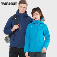 Fecocozy Softshell походные куртки зимние уличные мужские женские Треккинговые толстые куртки спортивные альпинистские ветровки походные пальто