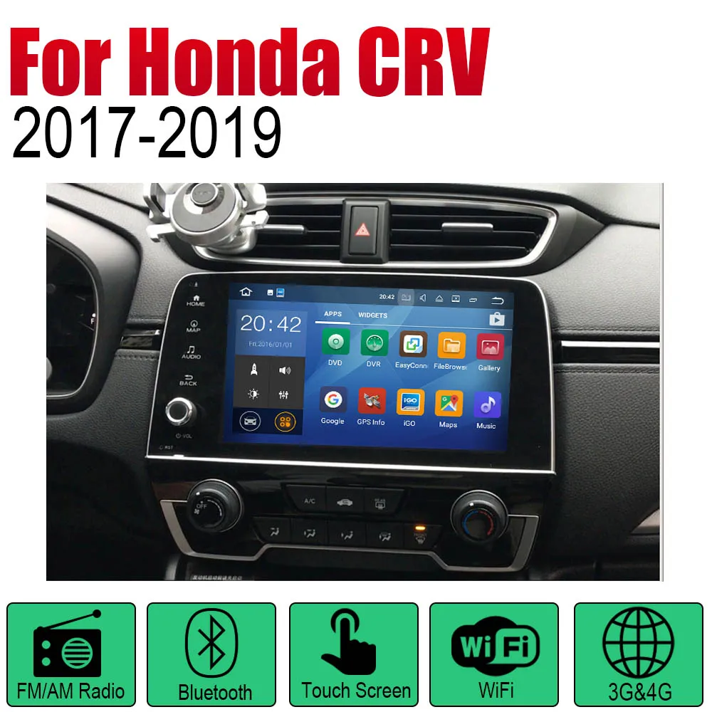 Android 2 Din Авто Радио для Honda CRV автомобильный мультимедийный плеер gps навигационная система Радио стерео wifi BT - Цвет: Standard machine