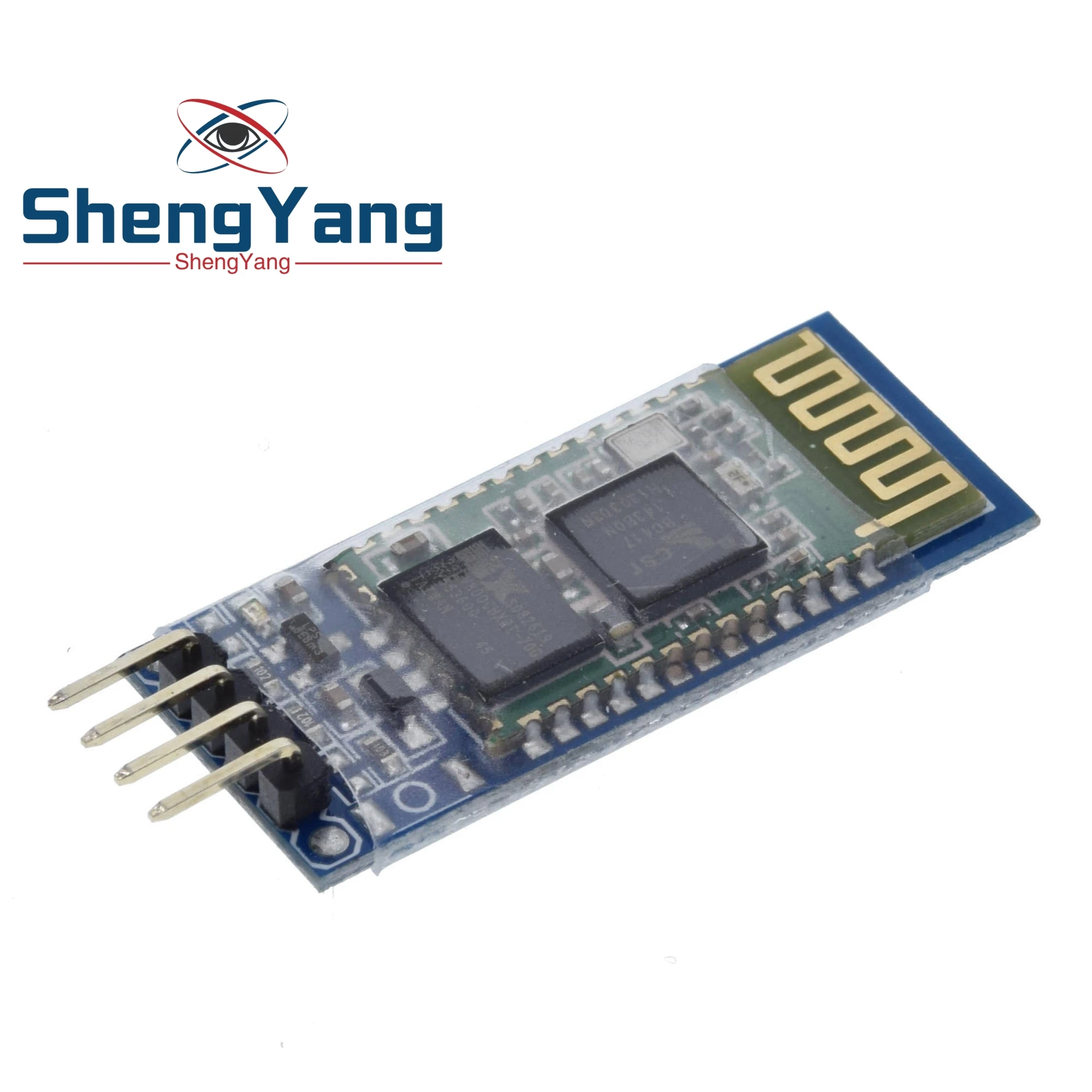 

1PCS ShengYang HC06 HC-06 Wireless Serial 4 Pin RF Transceiver RS232 TTL Bluetooth Module Plug-in
