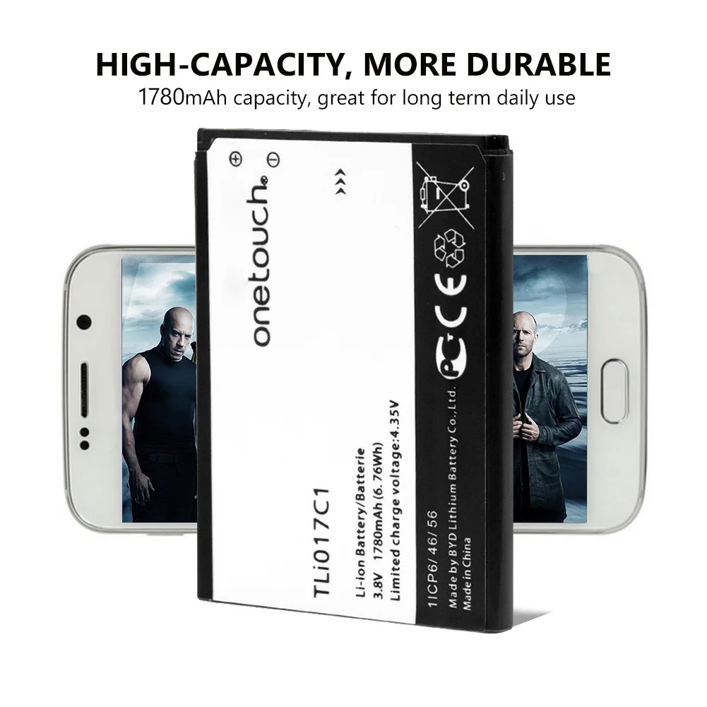 Аккумулятор TLI017C1 для Alcatel One Touch PIXI 3 4 5 дюймов 5019D 5017D 5017A 5017X 5017 5027B литий ионный