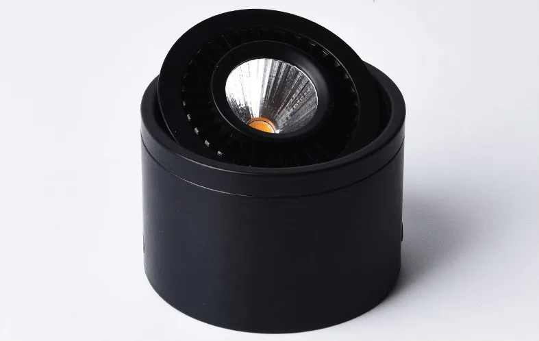 天花灯吸顶_明装射灯led天花灯吸顶免背景墙过道玄关灯北欧cob服装店筒灯---阿里巴巴_17