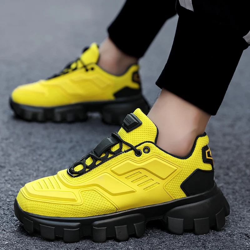 Мужские и женские массивные кроссовки на платформе; повседневная обувь на шнуровке высотой 5 см; роскошные дизайнерские модные мужские кроссовки в стиле старого папы; коллекция года; мужская обувь